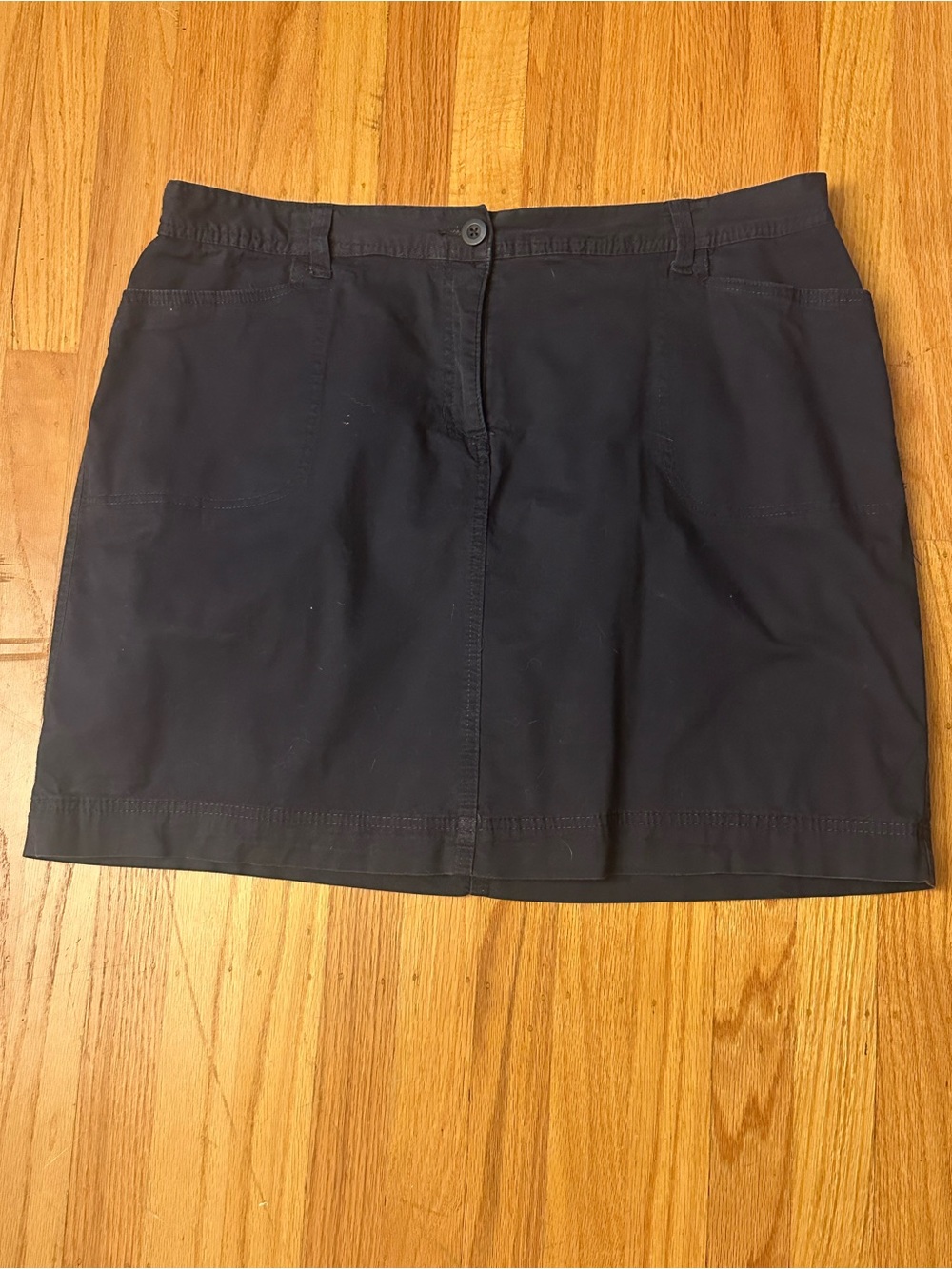 Karen Scott Dark Navy Skort -16